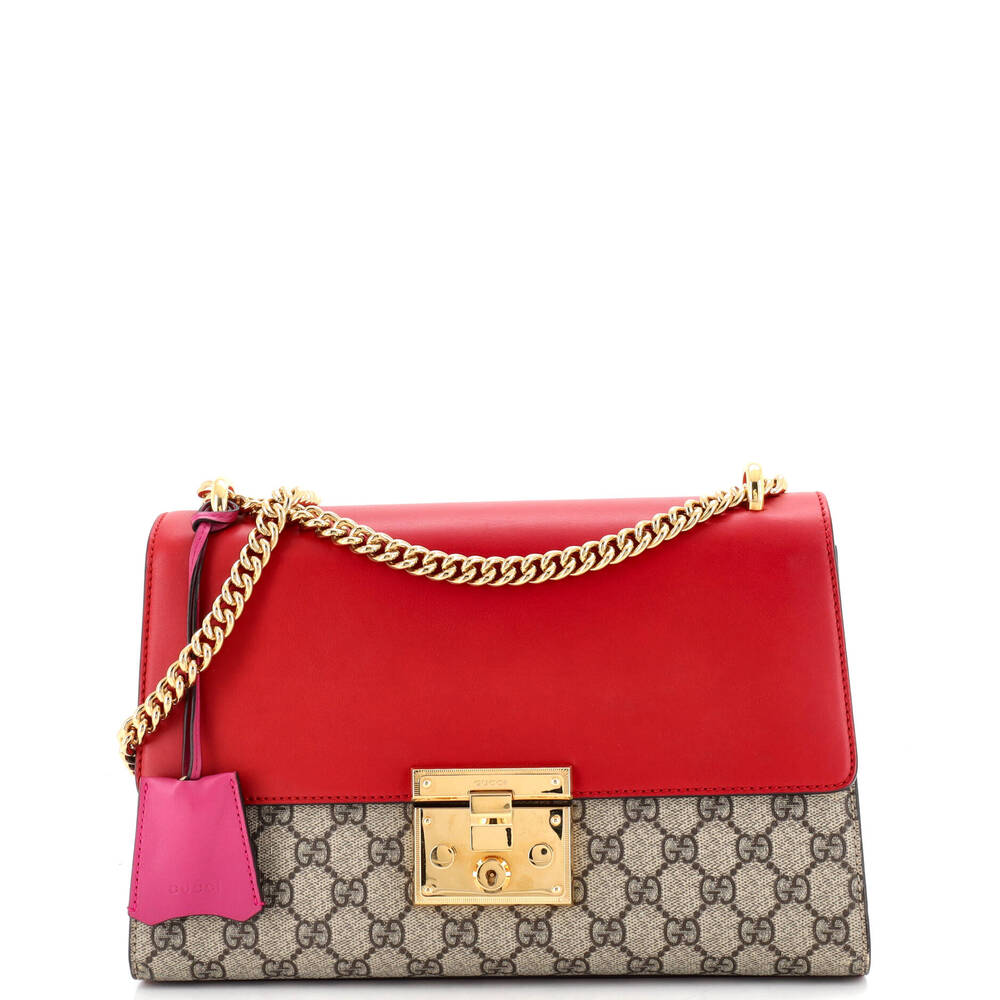 Gucci Padlock Shoulder Bag Gg Coated #313130G13B